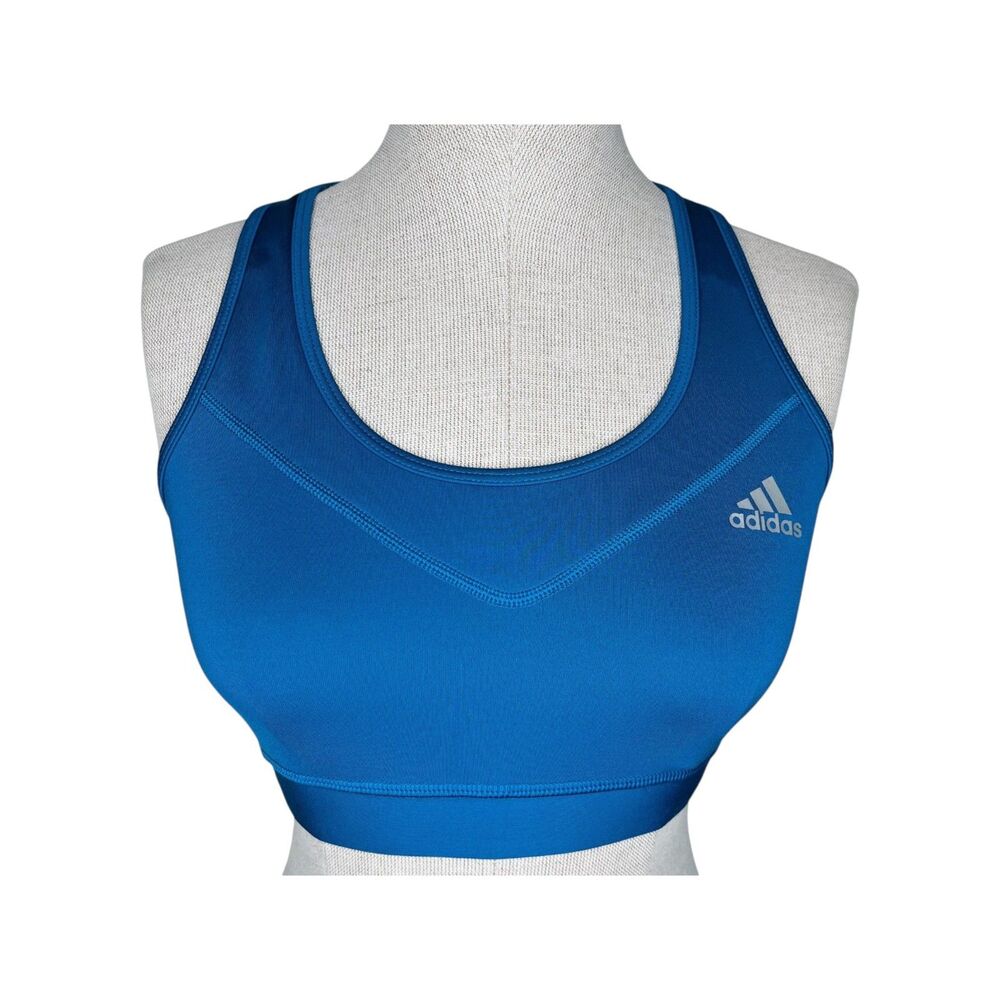 Adidas TechFit Climalite Sports Bra sz S * Racerback Compression Double Lined